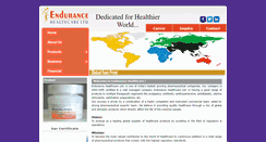 Desktop Screenshot of endurancehealthcare.com